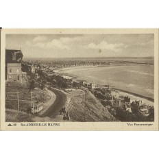 CPA: STE-ADRESSE-LE HAVRE, Vue Panoramique, Années 1920