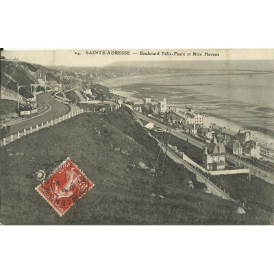 CPA: SAINTE-ADRESSE, Bvd Félix-Faure et NICE HAVRAIS, vers 1900