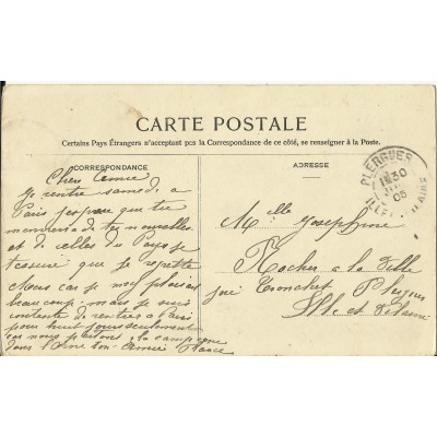 CPA: EU, Le Chateau, vers 1900.