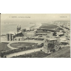 CPA: DIEPPE, Casino, Plage, en 1900.