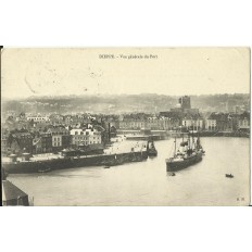 CPA: DIEPPE, Vue Générale du Port, vers 1900.