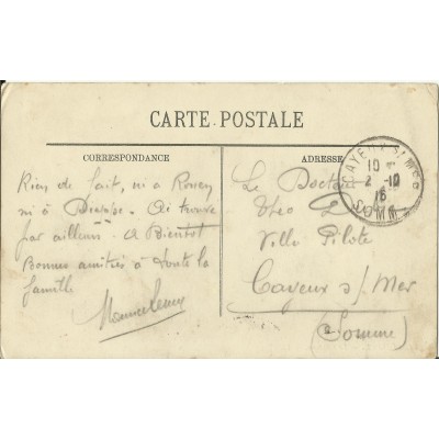 CPA: DIEPPE, Le Chateau, vers 1910.