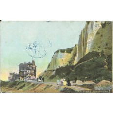 CPA: DIEPPE, Falaises et Villas vers 1910.