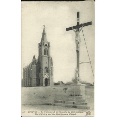 CPA: DIEPPE, Le Calvaire et Chapelle Bon-Secours, vers 1910.