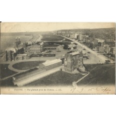 CPA: DIEPPE, Vue Générale prise du Chateau (1900).