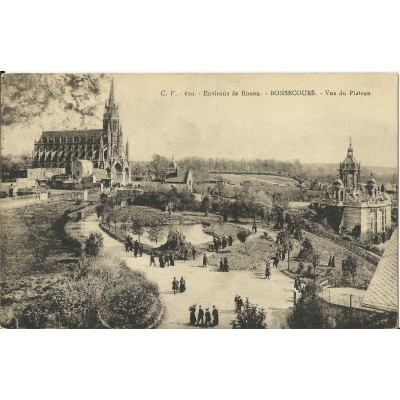 CPA: BONSECOURS, Vue du Plateau, vers 1920.