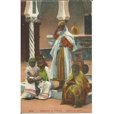 Cpa Maroc Annees 1910 Scenes Et Types Interieur Arabe