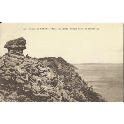 CPA: Falaises de MORGAT, Rocher de Sévellec-Coz, vers 1900