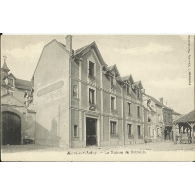 CPA: MORET-SUR-LOING, La maison de retraite, vers 1900