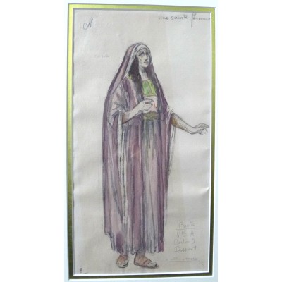 Charles BETOUT (1869-1945), COSTUME de THEATRE, DESSIN (B)