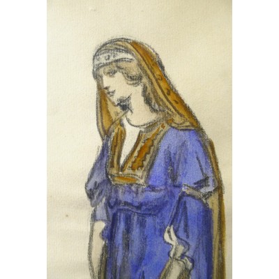 Charles BETOUT (1869-1945), COSTUME de THEATRE, DESSIN (E)