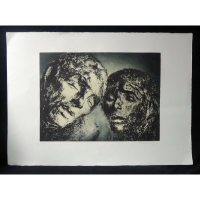 Véronique LAURENT DENIEUIL (née 1961), INTIMITE II, Lithographie