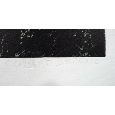 Véronique LAURENT DENIEUIL (née 1961), INTIMITE II, Lithographie