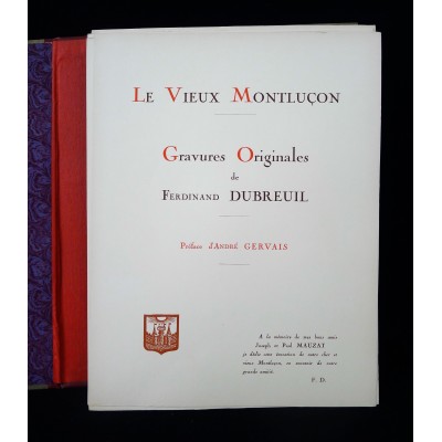 Le Vieux Montluçon. Gravures Originales de Ferdinand Dubreuil. Préface d'André Gervais.‎