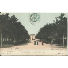 CPA: CHATELLAILLON, Avenue de la Gare, vers 1900