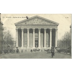 CPA: PARIS,PLACE de LA MADELEINE, vers 1900