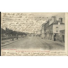 CPA: SAUMUR, Avenue de la Gare d'Orléans, vers 1900