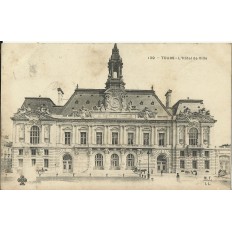 CPA: TOURS, L'HOTEL de VILLE, vers 1900