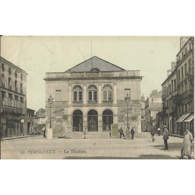 CPA: LE THEATRE, Animée, vers 1900