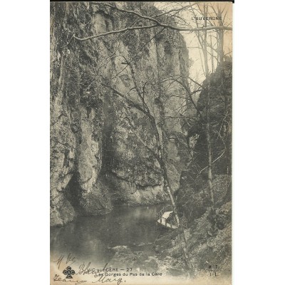 CPA: VIC-sur-CERE, Les Gorges du Pas-de-la-Cère, vers 1900