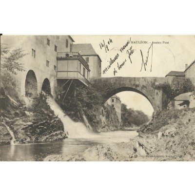 CPA: MAULEON, Ancien Pont, vers 1900