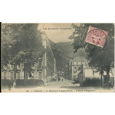 CPA: LA BOURBOULE, Le FUNICULAIRE, vers 1900