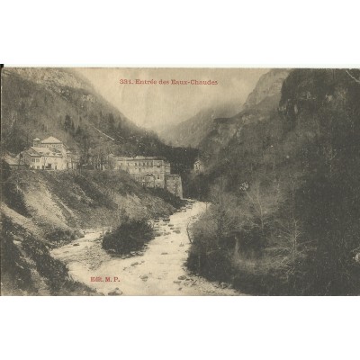 CPA: EAUX-CHAUDES, L'Entrée, vers 1900