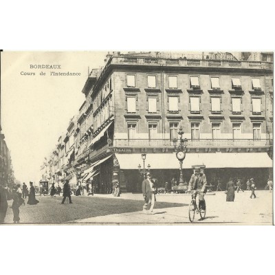 CPA: BORDEAUX, Cours de l'Intendance, vers 1900