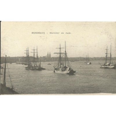 CPA: BORDEAUX, Morutier en Rade, vers 1900