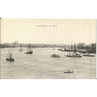 CPA: BORDEAUX, Vue sur La Rade, vers 1900