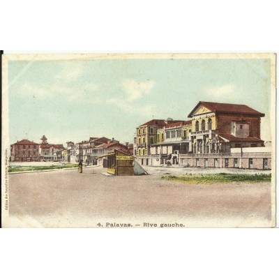 CPA: PALAVAS-LES-FLOTS, Rive Gauche, années 1900