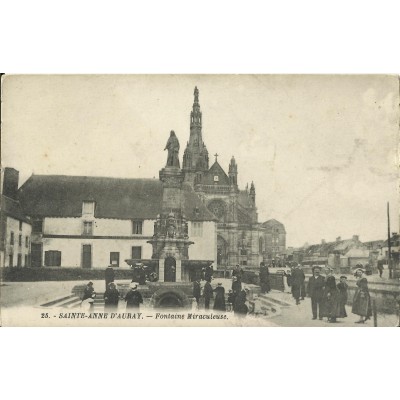 CPA: SAINT-ANNE d'AURAY, Fontaine Miraculeuse, vers 1900