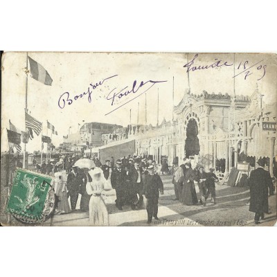 CPA : TROUVILLE, DEVANT L'EDEN, Années 1900