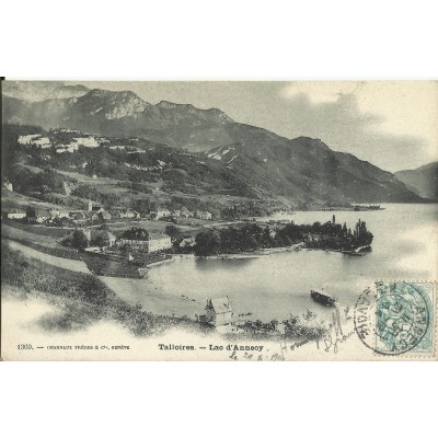 CPA: LAC d' ANNECY. TALLOIRES. Années 1900 .